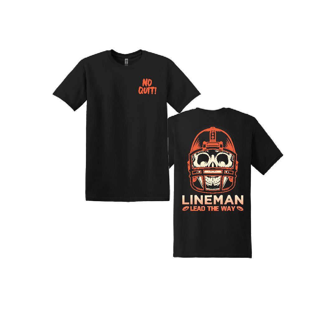 LINEMAN LEAD THE WAY (BLACK)- (CAN BE CUSTOMIZED)